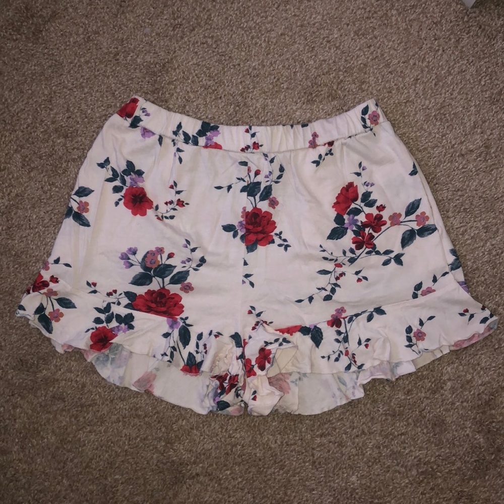 Floral fabric shorts from American Eagle